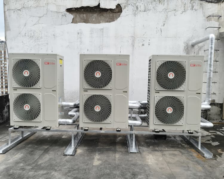 太原铜锣湾东旺酒店中广欧特斯空气能热水工程